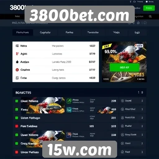 Funcionalidades do site de apostas 3800bet